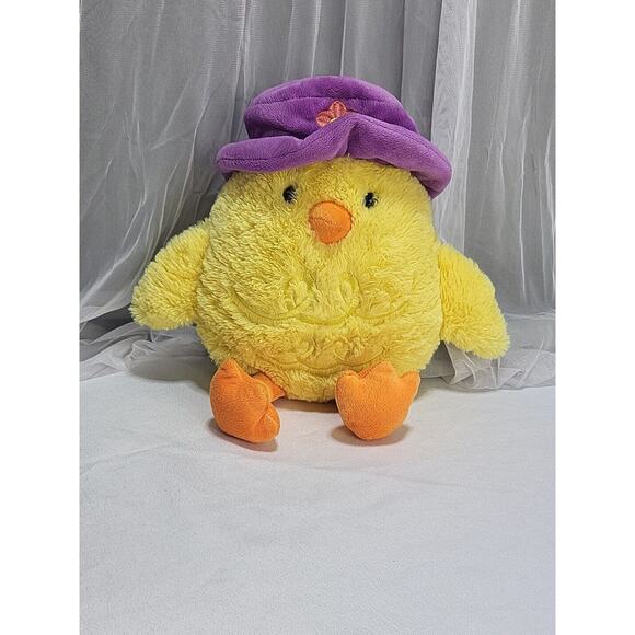 Yellow Baby Chick Spring Easter Stuffed Plush Animal Toy 2018 Animal Adventure - Picture 3 of 9